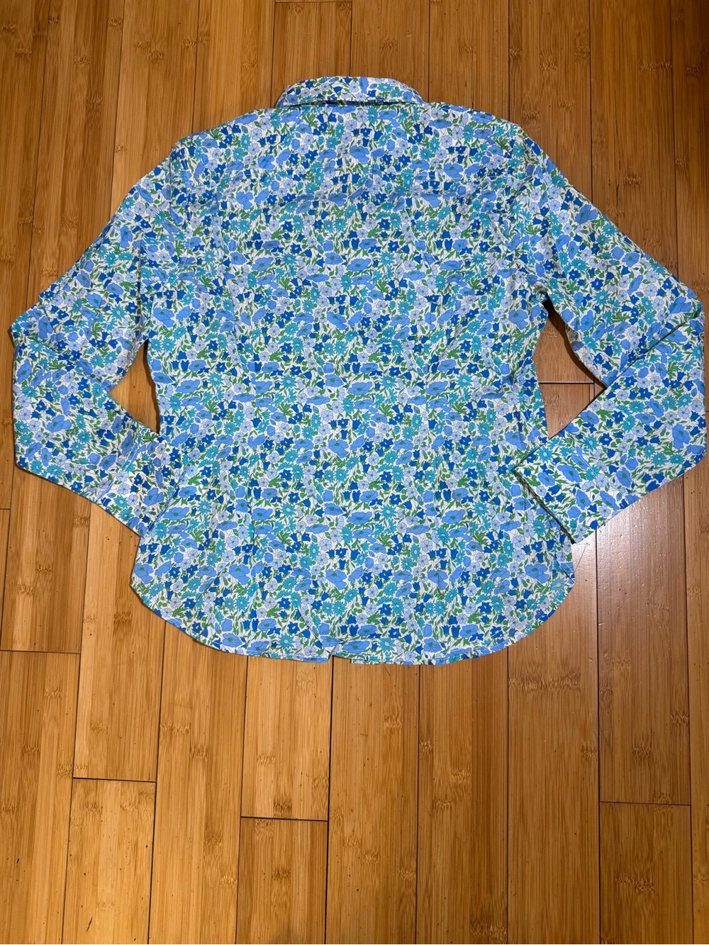 NWOT J. Crew Liberty Long Sleeve Floral Button Down Top Size 8 - Picture 5 of 16